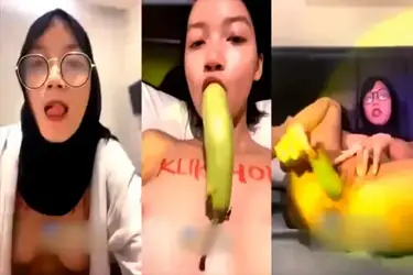 Cewek Cantik Colmek Pakai Timun Nakal Abis Lumer WOT
